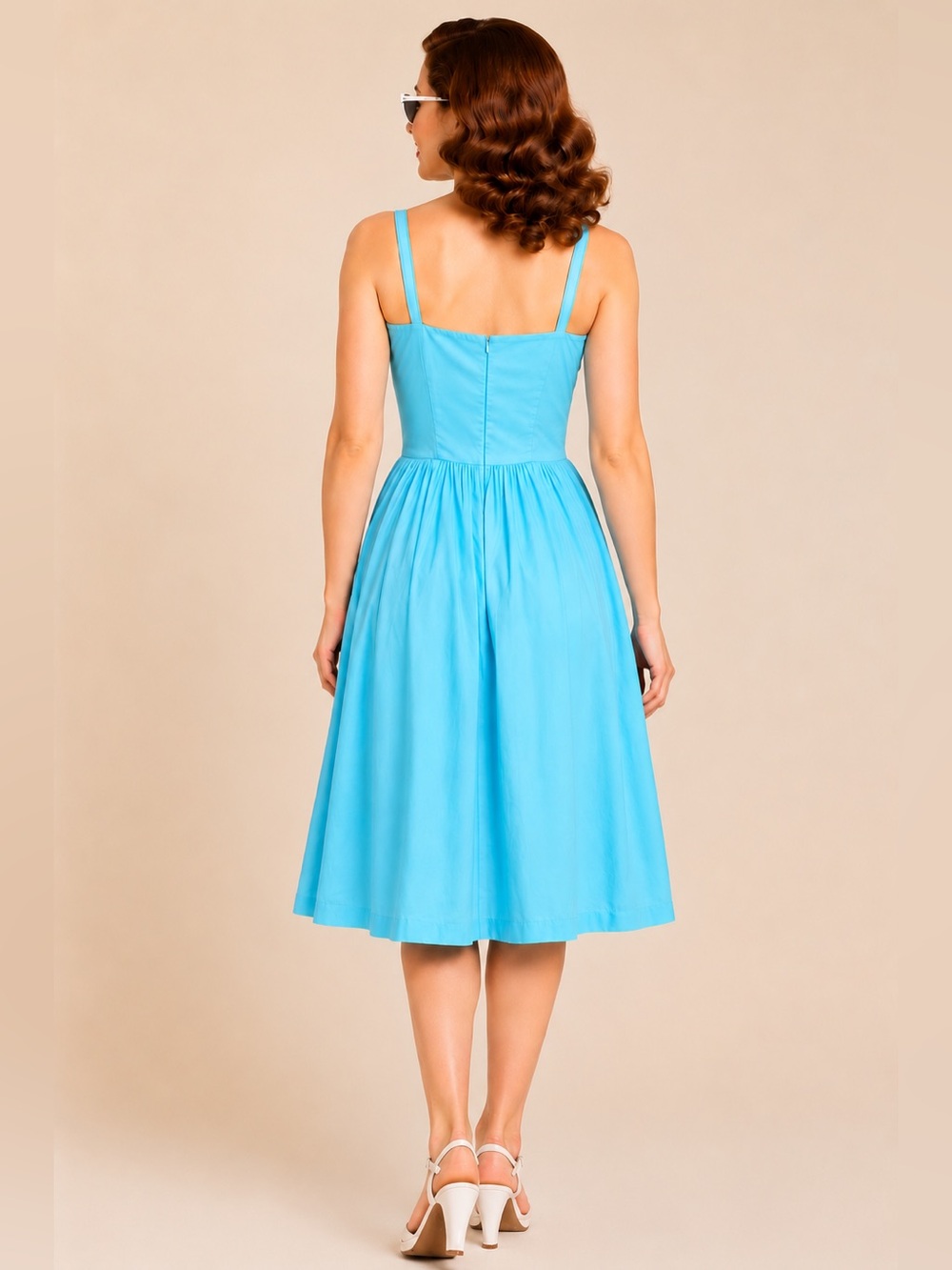 🌺 Pinup Couture Vintage-Inspired Fit & Flare Dress - Picture 4 of 7
